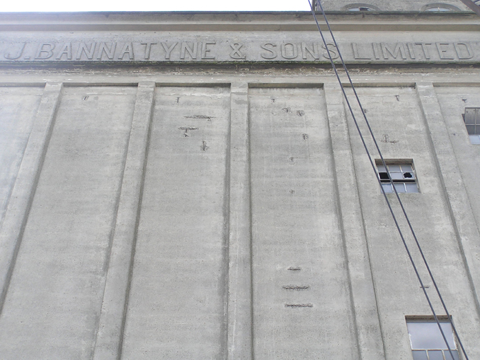 Rank Silo at Shannon Mills, Limerick 05 – Lettering